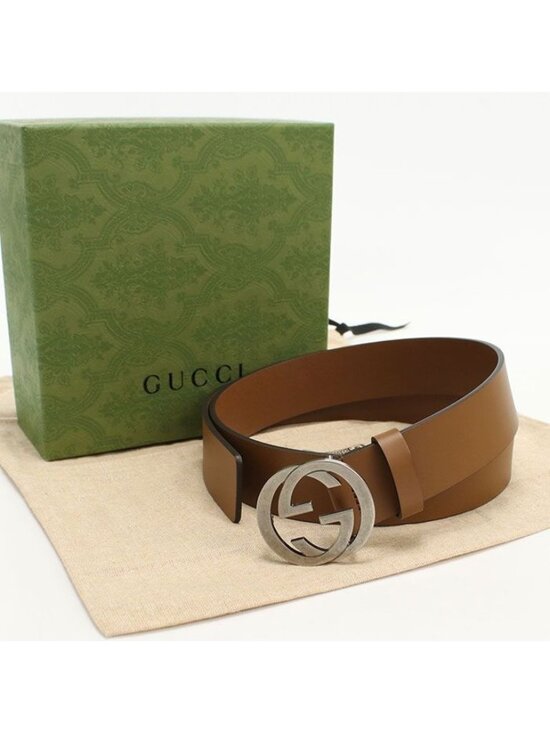 Gucci Interlocking Belt Leather main image 4